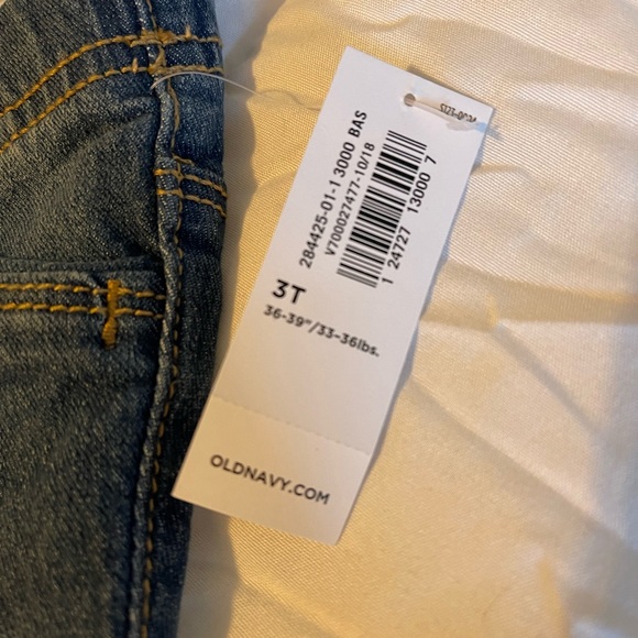 Old Navy Toddler girls Jeggings Denim Jeans Size 3T New With Tags - Picture 2 of 4